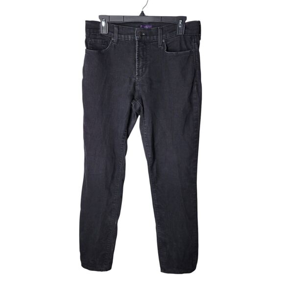 NYDJ Womens Size 10 Black Solid Jeans - Picture 8 of 11